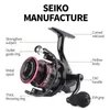 Boat Fishing Rods RYOBI RANMI HK Spinning Reels 8KG Max Drag 5.2 1 High Speed Metal Spool Saltwater Freshwater Fishing Reel Reels For Spinning YQ240301