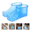 Tool Foot Tub Massager Pedicure Shoes Boots Bath Cover Tall Barrel Soaking Plastic Soaker Spa