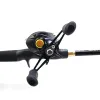 Combo ZURYP New Fishing Rod Reel Combo Portable 1.8M 2.1M 2.4M Lure Fishing Rod and Baitcasting Reel Set