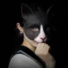 Trajes cosplay máscara feminina halloween carnaval masquerade máscaras bonito adulto jogo de sexo jogar especial orelhas de gato máscaras