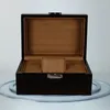 Cajas para relojes, caja organizadora de laca de Piano de alta calidad, almacenamiento de joyas en el interior, caja de regalo con exhibición de relojes con logotipo personalizable gratis