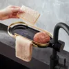 Küche Lagerung Waschbecken Badezimmer Wasserhahn Abflusshalter für Zubehör Rack Lappen Seife Schwamm Trockenstange Dusche