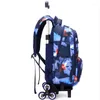 Schultaschen Rollrucksack Trolley Bagpack mit Rädern Kinder für Teenager Jungen Rucksack Mädchen Gepäck Kind