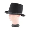 Berets 1/2pcs Cosplay Akcesorium Wysokiej jakości materiał Trwałe dla magicznego wyglądu stylowego hat steampunk moda