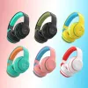 Cuffie 2023 Cuffie wireless pieghevoli Bluetooth Cuffie Bluetooth Bass Stereo Earphone Mp3 Player con supporto per microfono Aux PC per bambini