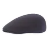 Basker 1 bitar Sboy Men's Hat Cotton Soft Stretch Fit Men Cap Cabbie Kör för fina visirer