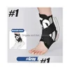 Suporte de tornozelo 1 PCS Ajustável Protetor Suspensórios Bandagem Correias Esportes Segurança Fratura Entorse Ligamento Tensão 240108 Drop Delivery Ou Dh2R5