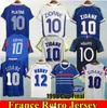 Maillot de football classique français vintage 1998 1982 84 86 88 90 98 00 04 06 ZIDANE MAILLOT DE FOOT MBAPPE REZEGUET DESAILLY HENRY HENRY PLATINI Retro Men Football XXL