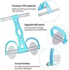 Elastisches Yoga-Pedal-Puller-Widerstandsband, Naturlatex-Spannseil, Fitnessgeräte für Bauch-/Arm-/Bein-Stretching-Training 240226