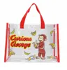 Evening Bags New Cute Animation Curious George Monkey Childrens PVC Handbag Luxury Bag Swimming Beach Bag J240301