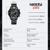 Nibosi Big Wrist Watch Men Waterproof Chronograph Militär manlig klocka Top Brand Luxury Man Sport Watches Relogio Masculino 240227