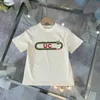 Fashion Baby T-Shirts Sommermädchen Jungen Kurzarm Größe 100-150 cm Designer Kinder Kleidung Obstmuster Baumwollkinder T-Shirts 24Feb20