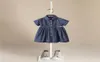 New Girl Clothes Girls Denim Short Mini Dress Toddler Jean Long Sleeve Casual Party Shirt Dress For Kids Q07164120429
