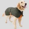 Spring Pet Warm Cotton Padded Clothes Thickened Thermal Jacket Puppy Coat Outdoor Waterproof Reflective For Dog Apparel 240228