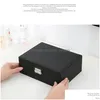 Schmuckkästchen Mode Pu Große Kapazität Jewlery Display Ohrringhalter Geschenkverpackung Veet Organizer Moderne Schmuckaufbewahrungsbox DR DHZ5O