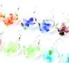 Dangle Earrings Wholesale Womens 2024 6pairs Handmade Heart Murano Lampwork Glass Women's Noctilucent Flower Summer Vocation