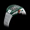 Functional Watch Crystal Wrist Watches RM Wristwatch Series RM029 kolfibermaterial som används singel