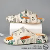 2018NEW Woody Platform Buty Sandale Mule Hotel E Designer Slipper Canvas Slajders plażowy płaski sandał wewnętrzny damski damski męskie slajdy na zewnątrz