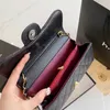 Xiaoxiangfeng Lingge Bag Torba portfel Women Long Crossbody Lekkie luksusowe wszechstronne jedno ramię