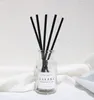 Good Factory 100pcslot 3MM20CM Rattan Fragrance Incense Black Fiber Reed Diffuser Replacement Refill Sticks Aromatic Stick7195109