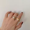 Cluster Rings Vintage Gold Color Pearl Woman Wedding Engagement Luxury Fine Jewelry Offers Fashion Finger