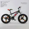 Vélo VTT 1618 pouces 20 pouces 22 pouces vélo étudiant en alliage de magnésium roue intégrée double frein à disque voiture de course Adolescent nouveau