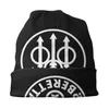 BERETS Vinter Varma motorhuven Femme Knitting Hattar Fashion Military Fan Berettas Gun Logo Beanie Cap Outdoor Ski Beanies Caps For Men Women