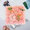 Decorative Flowers Faux Silk Flower Wall Decor Elegant Artificial Rose Panel For Wedding Bridal Shower Baby Pography