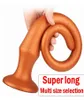Stymulacja odbytu Super długie silikonowe wtyczka analna miękka wtyczka płciowa zabawka seksuowa dla kobiet mężczyzn masażer grupy prorsager anus dylator cx2007278092415