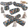 Toys Cats tunnel pliable pour animaux de compagnie Toys Kitty Pet Training Pet Interactive Tyt Tunnel Bored for Puppy chaton Rabbit Play Tunnel Tube