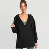 ll Damen Yoga Langarmshirt Kapuzenpullover Einfarbig Lose Sport Fitness Rundhals Jogging Sportbekleidung Atmungsaktiv EWQI