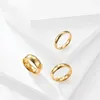 PSJ Fashion Schmuck Engagement Band 4mm 6 mm 8mm 18K Gold plattiert hochpolierter Wolfram -Carbidring für Männer Frauen 240220