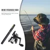 Combo Durable Rod Combo Wearresistant Multifunction Pen Shaped Portable Pocket Telescopic Mini Fishing Pole Rod with Spinning Reel