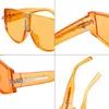 Nowe wiatrówki Big Square Frame Sunglasses Style Hip Hop Women Oversize Ovelasses Oryginalne wysokiej jakości