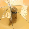 Leases Teddy Poodle Små hundar som leder paraplyer Walking Dogs som reser ut hundar Vattentäta Poncho Pet -produkter