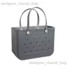 Beach Bags Summer Beach Bogg Bag Large Women designer pvc eva Tote Shopping Bog Bags Basket Bags cusom Lady Storage Washable Silicone Bog Bags Eco O416# T240301