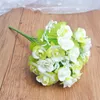 Decorative Flowers Artificial Plants White Pink Rose Purple Orchid Home Garden Decorate