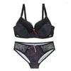 Bras Sets 2024 Sexy Bra 32/70 34/75 36/80 38/85 40/90 42/95 44/100 BCDE Cup Red Black Blue White Purple Lingerie For Women