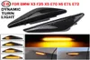 2st Amber LED CAR FRONT SIDE Marker Blinker Lights för X3 F25 X5 E70V X6 E71 Emergency3087759