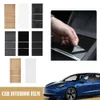 Tesla Model 3+ 2024 Anti-Scratchフィルムカーインテリアアクセサリー用の新しい新しいセントラルコンソールカバーパネルパッチ保護ステッカー