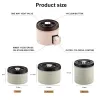 Tools 304 Stainless Steel Airtight Coffee Container Storage Canister Coffee Bean Jar Vacuum Sealed Cans food Kitchen Storage Organizer