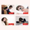 Fone de ouvido/fone de ouvido sem fio v5.0 fones de ouvido de sono chamando música 3D Sleep Eye Mask Cover fone de ouvido no fone de ouvido de olho de descanso