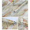 Wallpapers Marble Paper Granite Wallpaper Roll 60X500Cm Kitchen Countertop Cabinet Furniture Is Renovated Thick Pvc Easy To Remove D Dhmtq