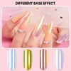 Makartt Mermaid Nail Chrome Liquid Sunbelit Aurora Nail Chrome Liquid Mirror Effect Iridescent Pearl Chameleon Nail Chrome 240220