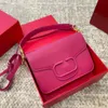 Bolso de un solo asa de diseñador Bolso con asa superior Bolsos cruzados para mujer Bolso de hombro con solapa cuadrada Hardware dorado Hebilla magnética Correa extraíble