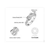 JewelryPalace Collectie Infinity Liefde Knoop Edelsteen 925 Sterling Zilver Statement Ring voor Vrouw Mode Klassieke Fijne Sieraden 240219