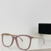 Optische rosa Brille für Männer und Frauen, Retro-Designer, CH0789, modische Blattbrille, Titanrahmen, detaillierte Elastizität, großer Stil, Anti-Blaulicht-Linsenplatte mit Box