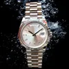Rolaxs Watch İsviçre Saatleri Otomatik Yüksek Kaliteli Gün Montre De Luxe 41mm Erkek Kadınlar 2813 Hareket Dayanıklı Paslanmaz Çelik Su Geçirmez Aydınlık Mekanik Bileklik