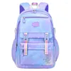 Mochila bonito meninas saco de escola crianças grande capacidade primária crianças livro princesa mochila estudante impermeável