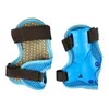 膝のパッド付き調整可能なキッズローラースケート保護ギアセット肘パッド女の子と男の子のためのリストガード